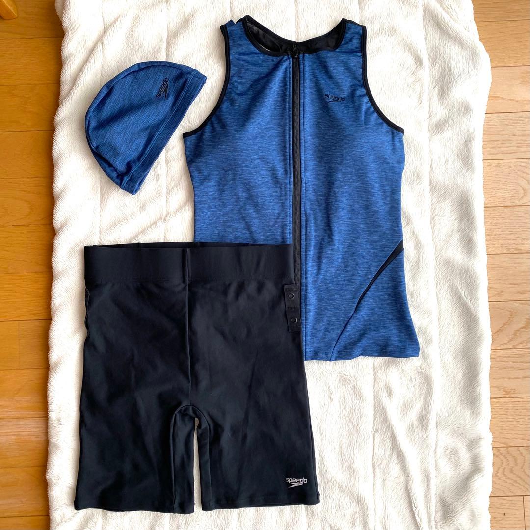 未使用 Speedo セパレート水着 & スイムキャップ フィットネス用水着