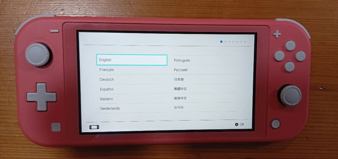 Switch　ライト　ピンク