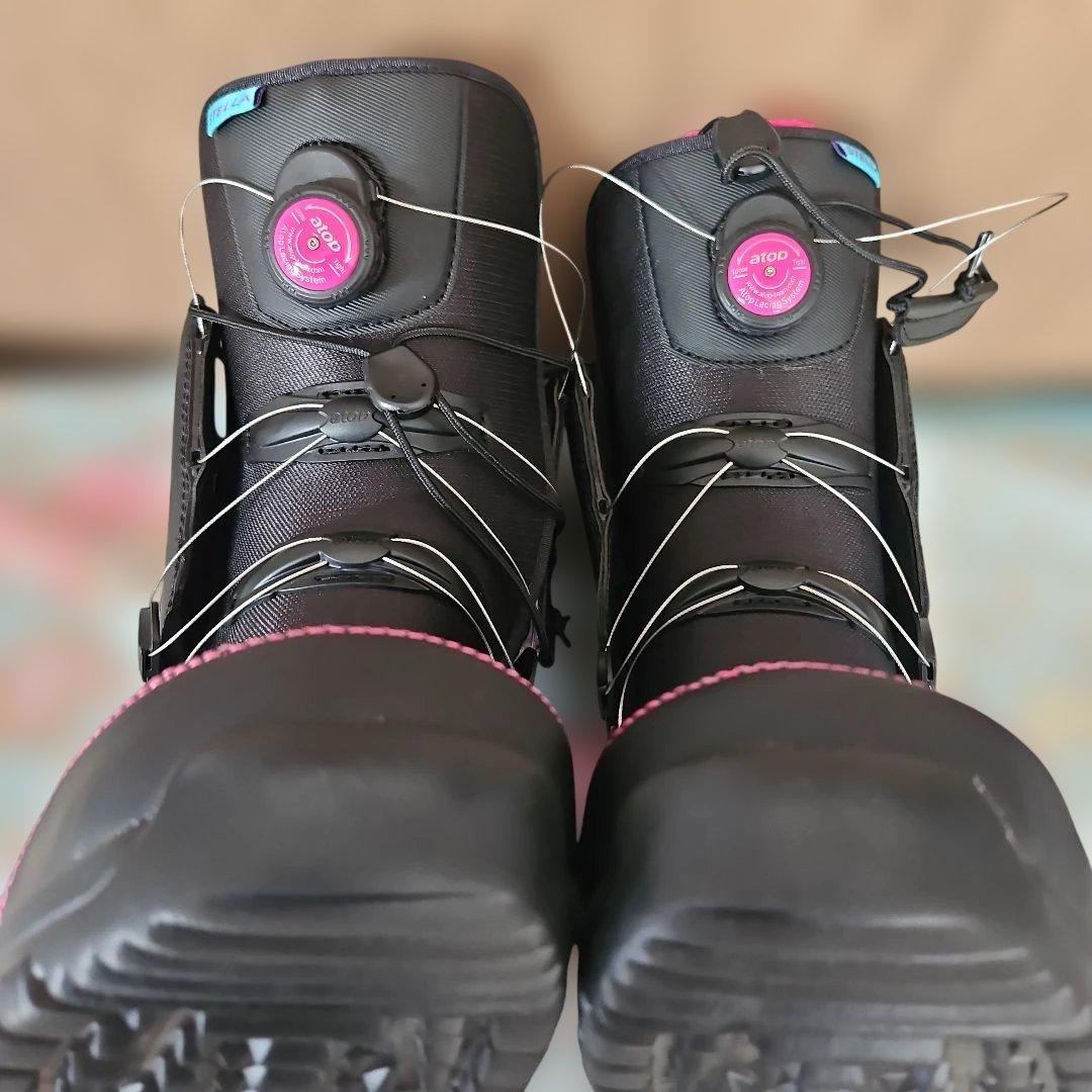 STELLA ステラ スノーボードブーツ ブラック/ピンク