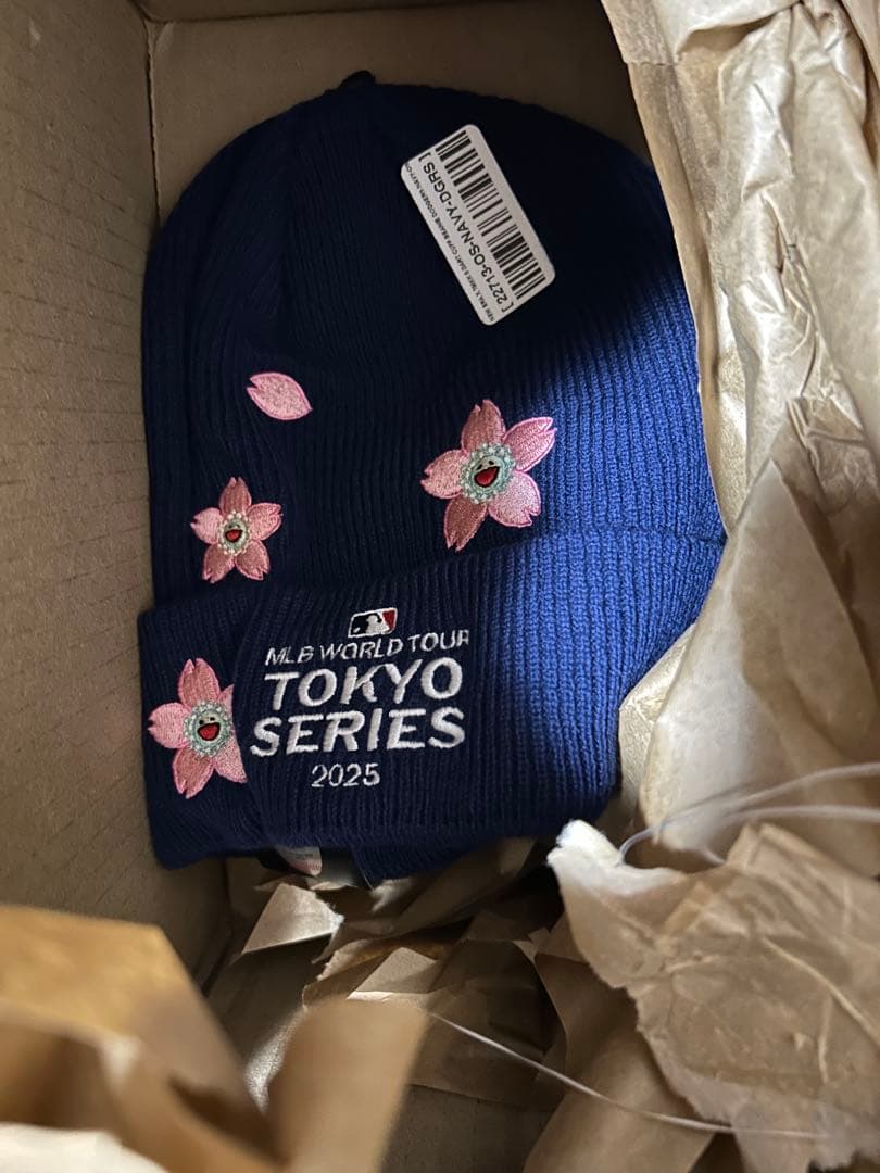村上隆　MLB TOKYO SERIES 2025 ビーニー　ドジャース　ニット
