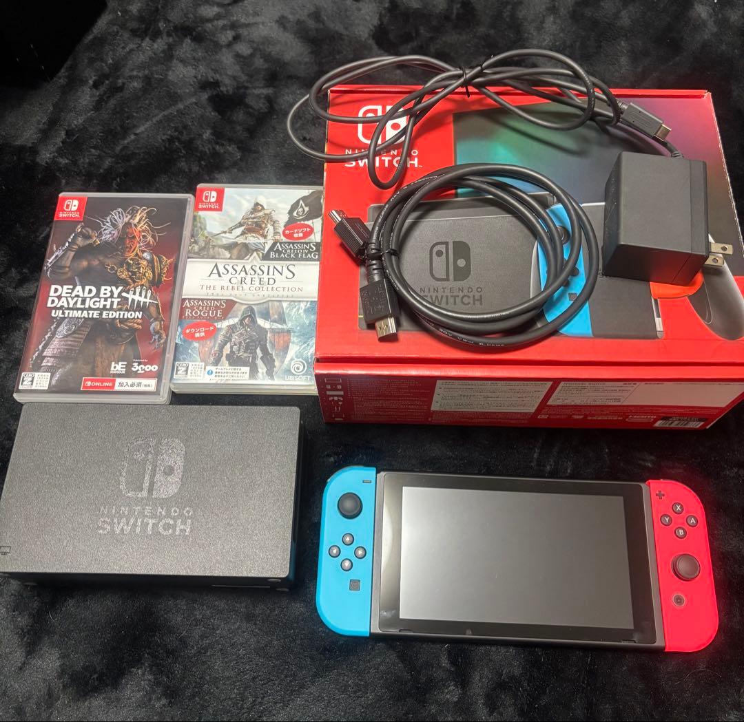 Nintendo Switch +ソフト2本 + microSDカード