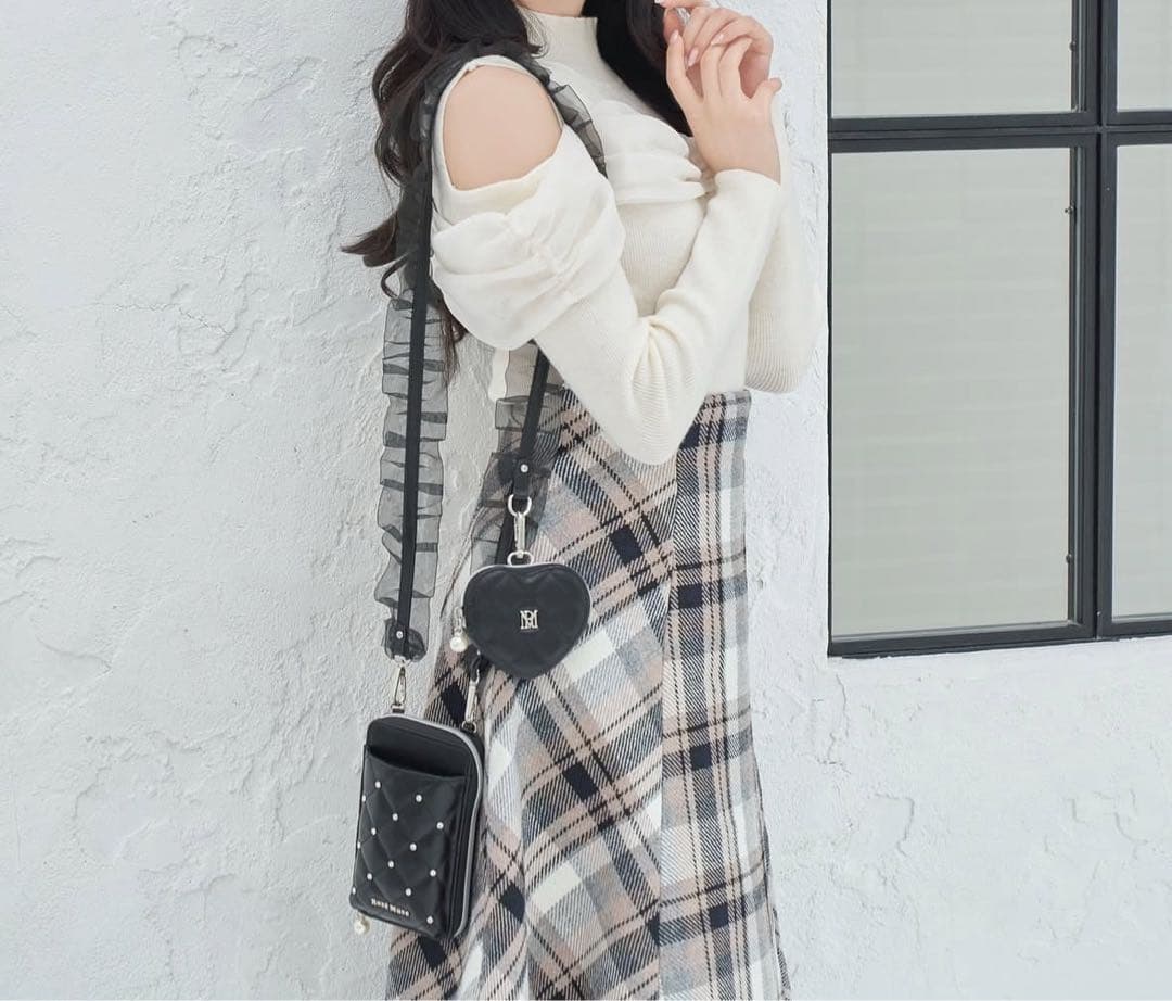 【本日限定】ロゼミューズ organ frill mini shoulder