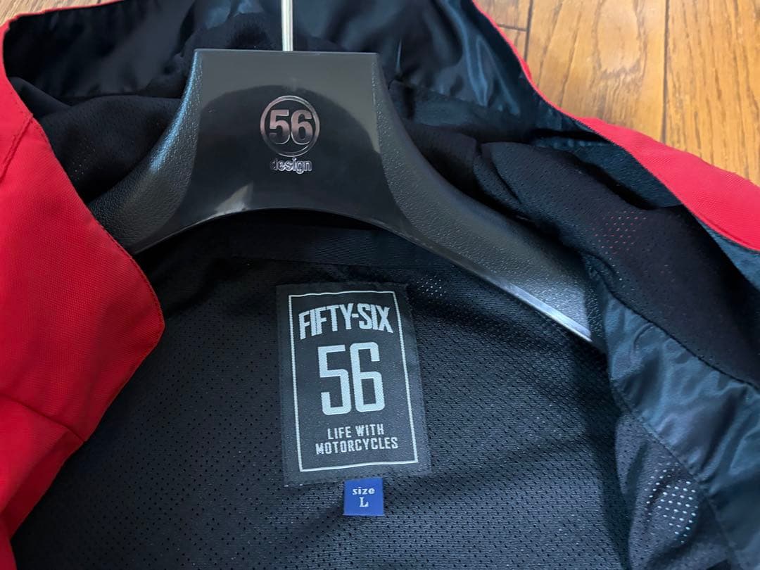 FIFTY-SIX ジャケット Lサイズ 赤/紺