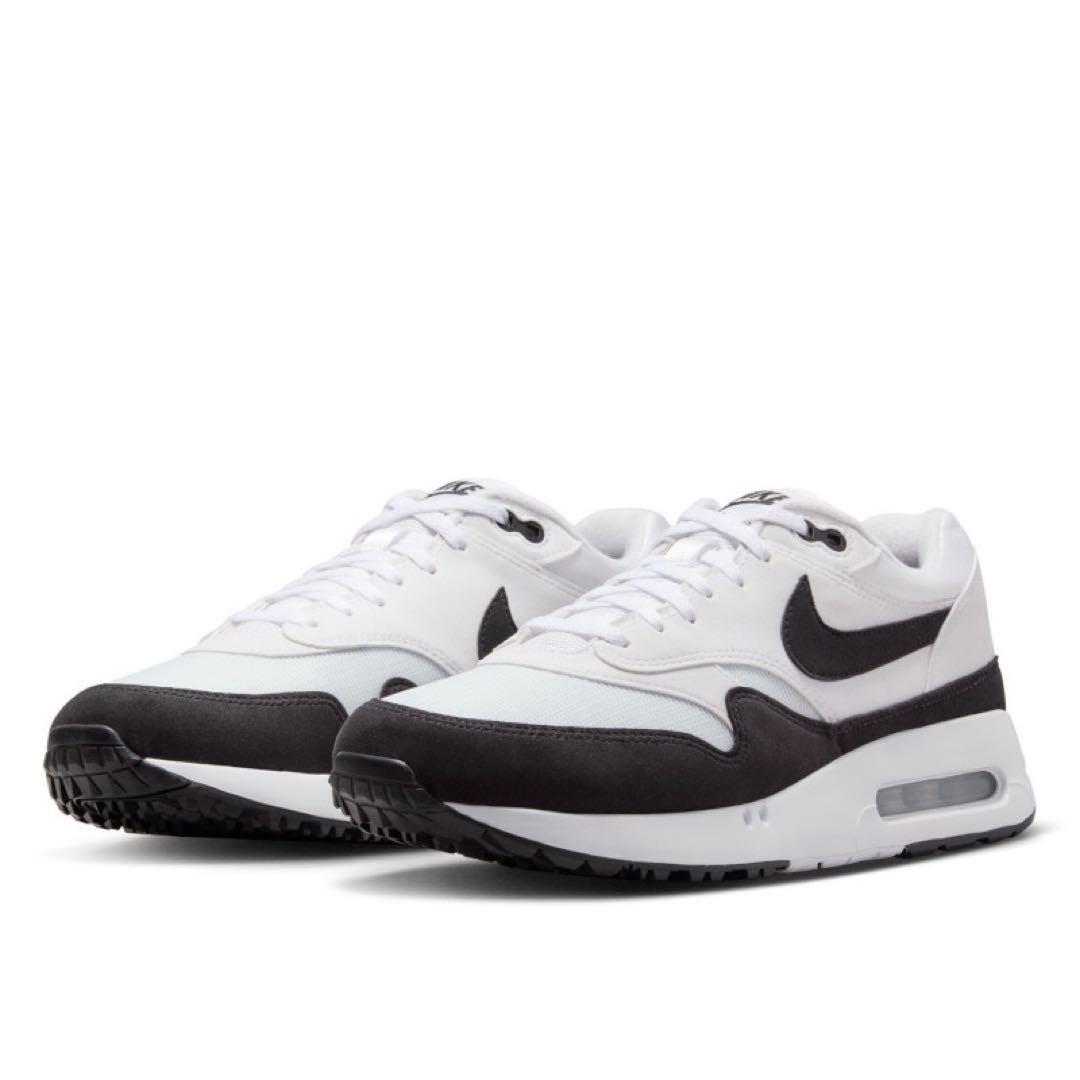 ［新品］NIKEエアマックス １　ゴルフシューズ　ホワイト/ブラック