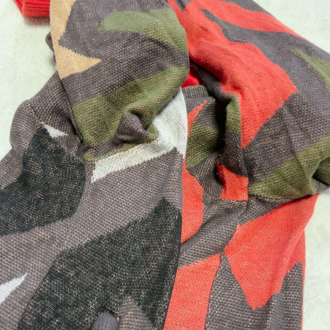 極美品　マークアンドロナ　近年　防風　裏地付　セーター　スニード　スター　柄