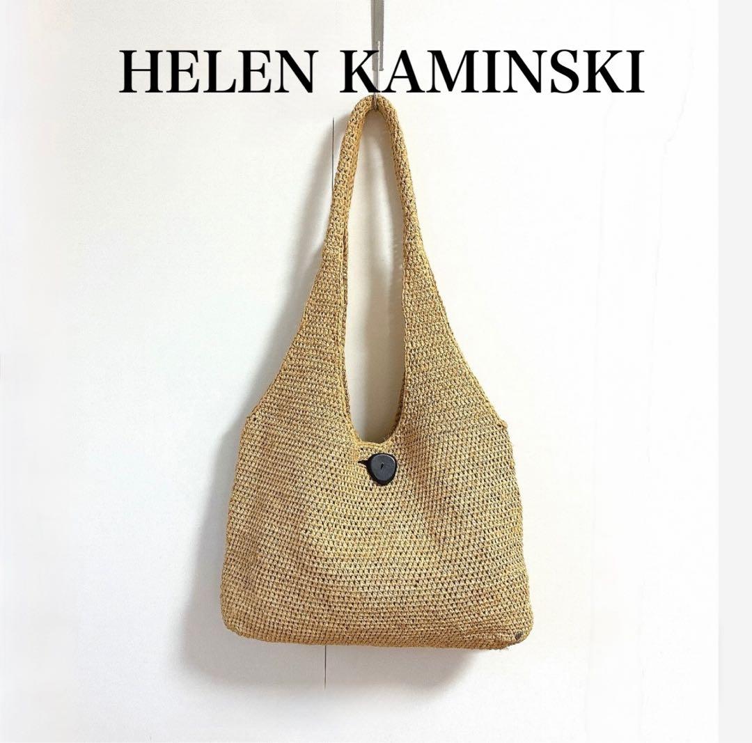 専用 HELEN KAMINSKI ラフィア ショルダーバッグ トートバッグ