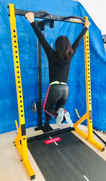 パワーテック社ハーフラック(WB-HR16)専用　ラットロー 奥柱・プレート式