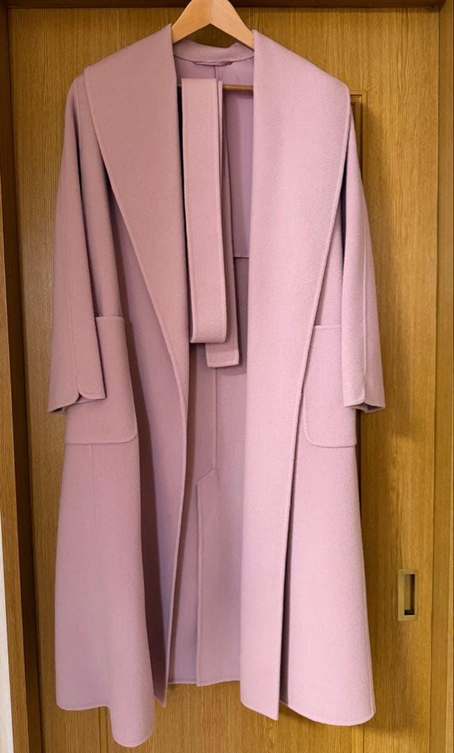 ANAYI アナイ　ロングコート　ピンク　Sサイズ