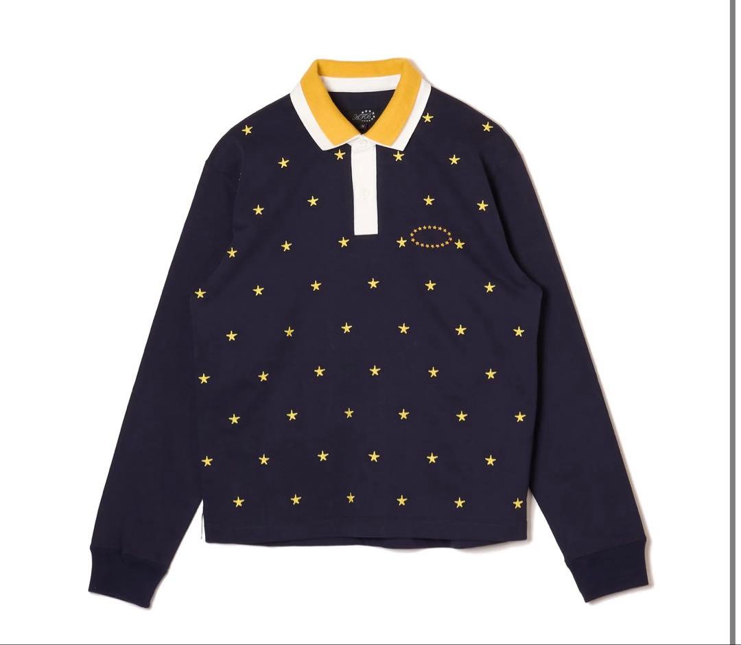 トップス AFB DOUBLE LAYERD LS POLOSHIRTS