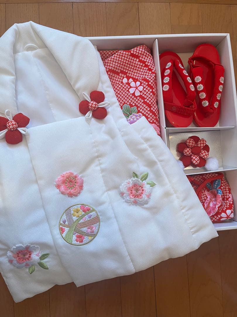 3歳　七五三　女の子　被布　フルセット