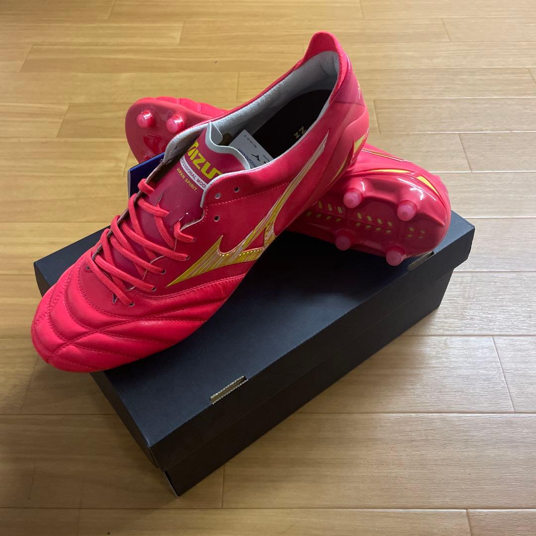 ミズノ モレリアネオ 4 JAPAN レッド×イエロー 28.5cm