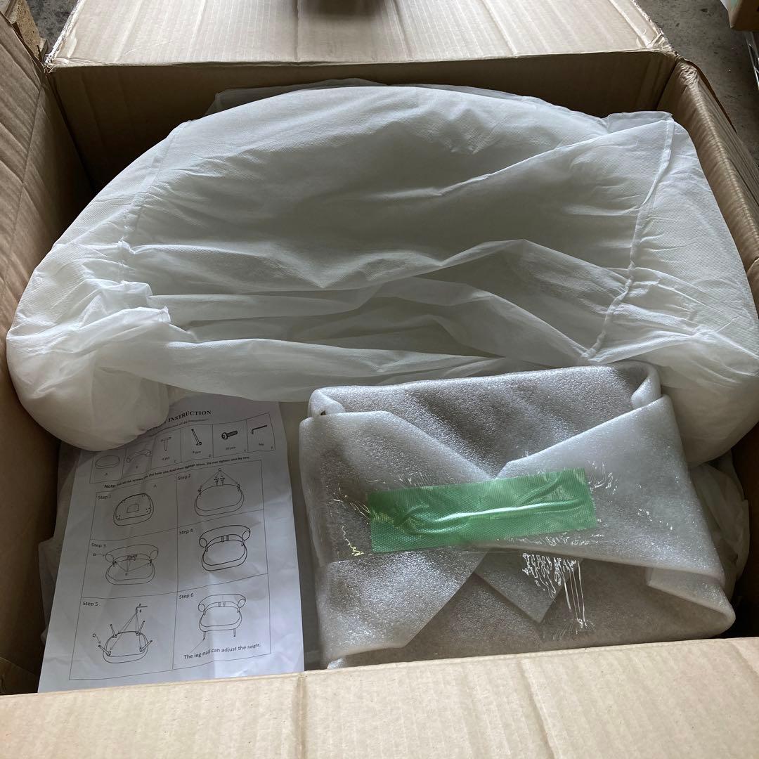 ソファチェア リビングルーム ベッドルーム 化粧台 クリームホワイト