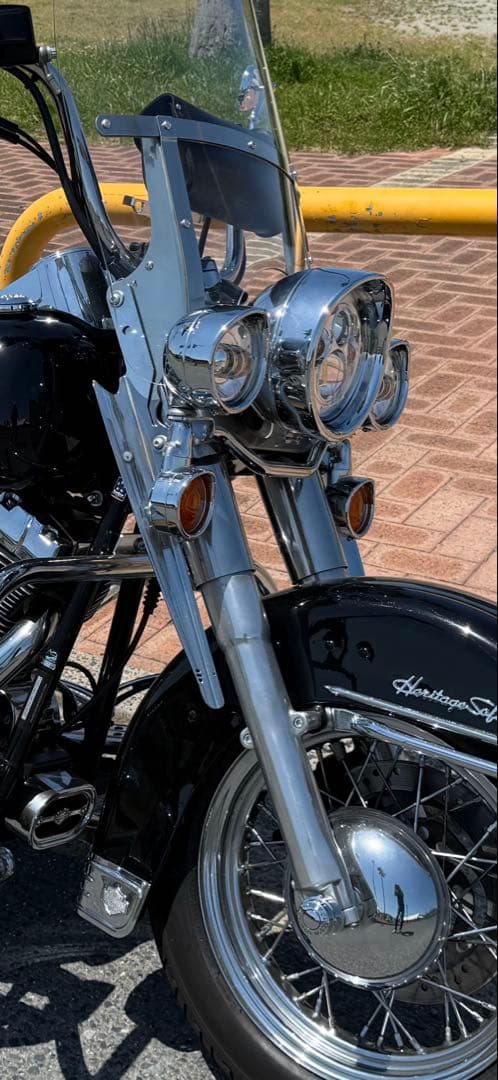 ハーレー純正 フォークマウントウインドディフレクター