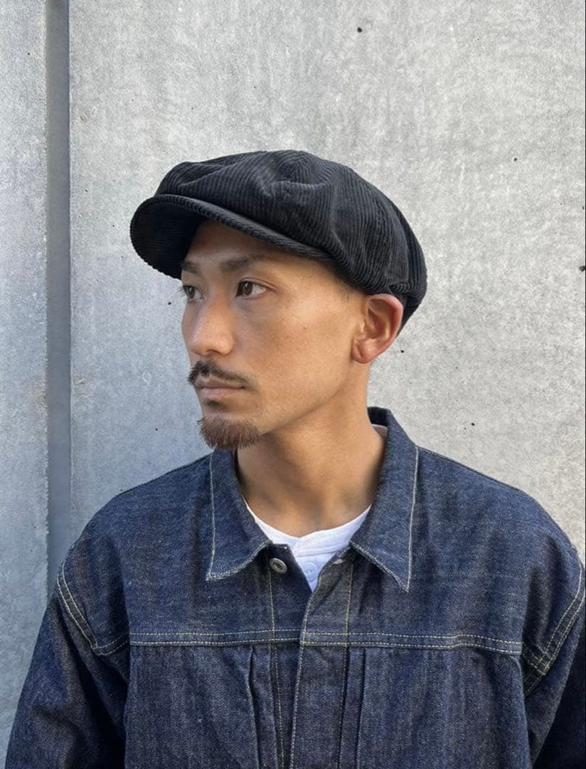 スタンダードカリフォルニアSD Corduroy News Boy Cap