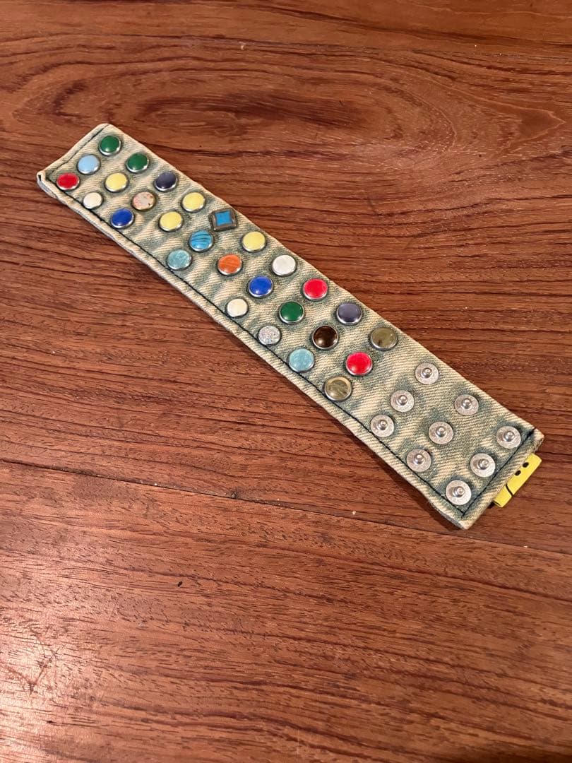 キャピタル　Denim&recycle button Bracelet！　美品