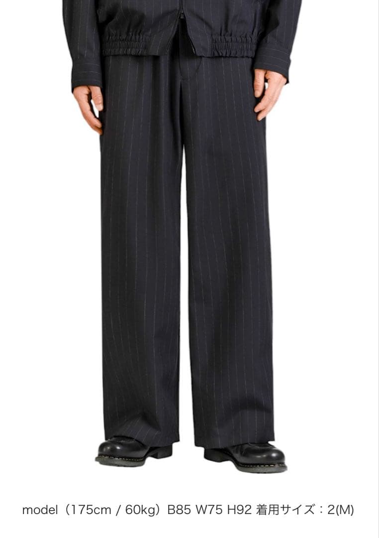 パンツ markaware WIDE LEG EASY PANTS