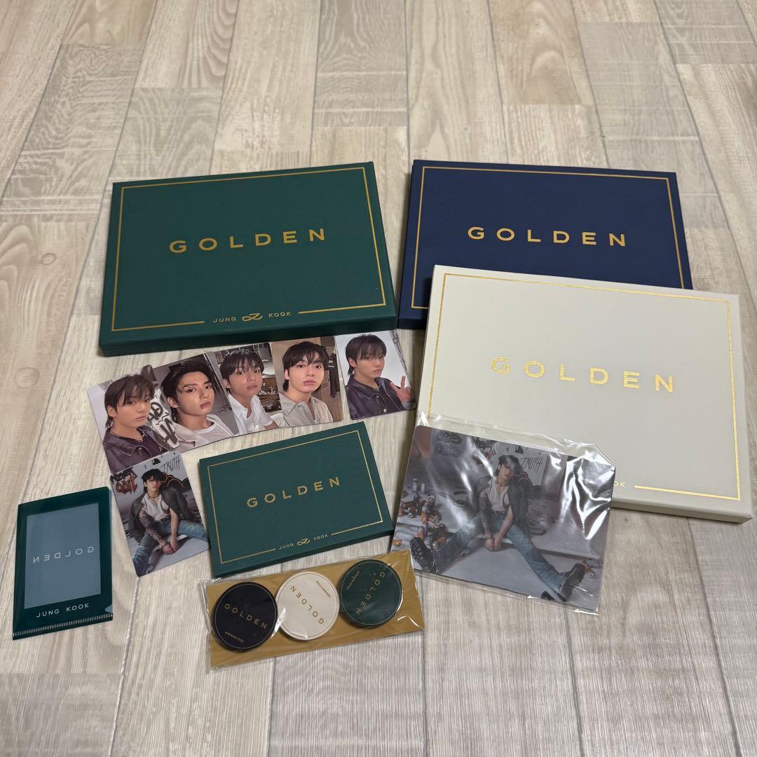 BTS ジョングク jungkook GOLDEN アルバム全種