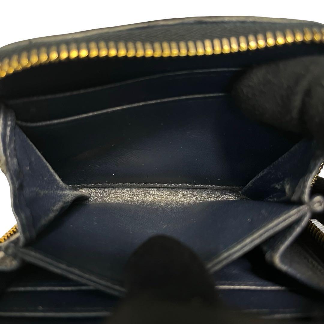 レア✨ミュウミュウ ケース 小銭入れ ファスナー マテラッセ ブルー