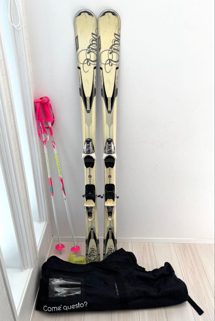 【スキー板】ブリザード軽量153cm（ビンディング付）＆ストック＆バッグ