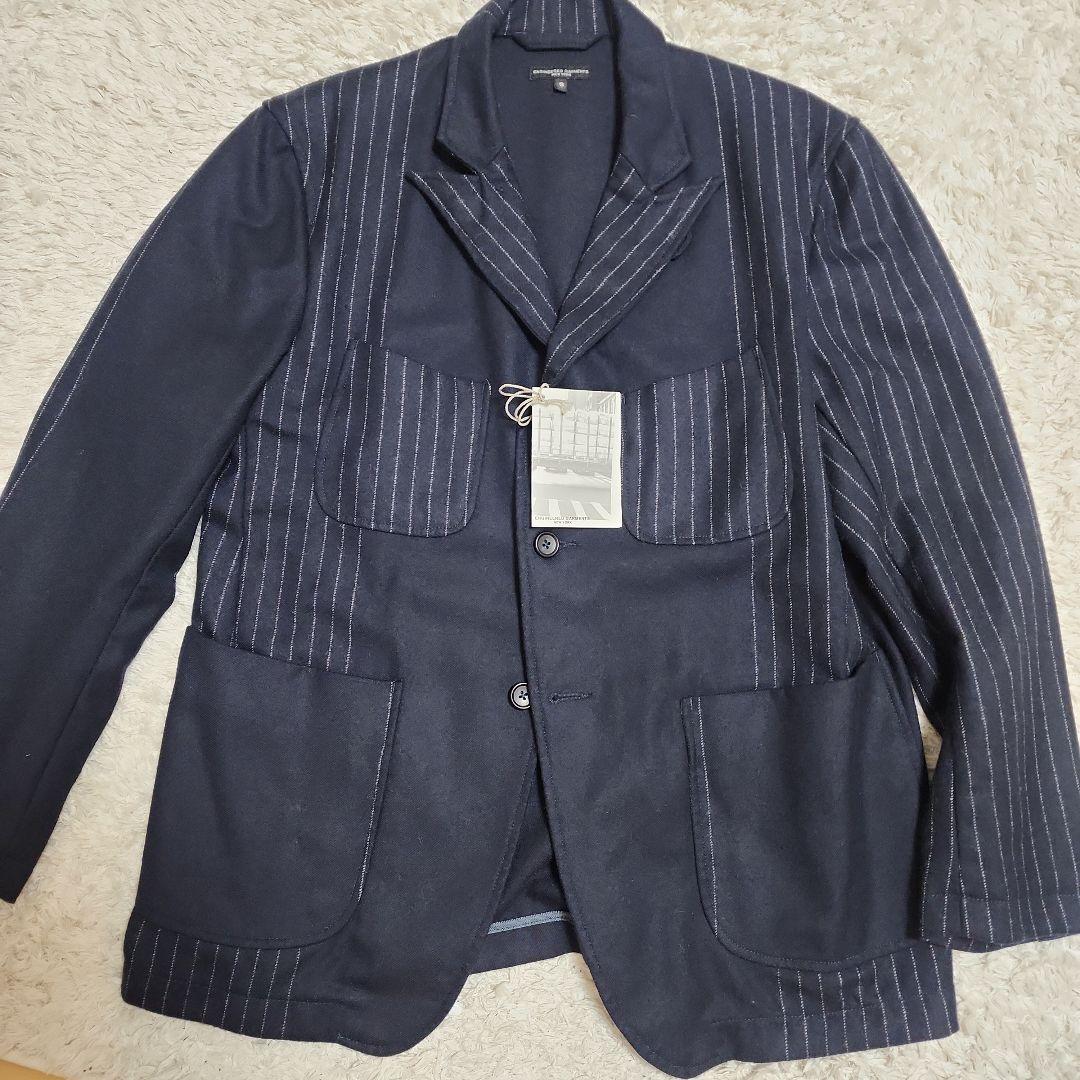 【新品】エンジニアードガーメンツ　NBジャケット　チョークストライプ　ウール