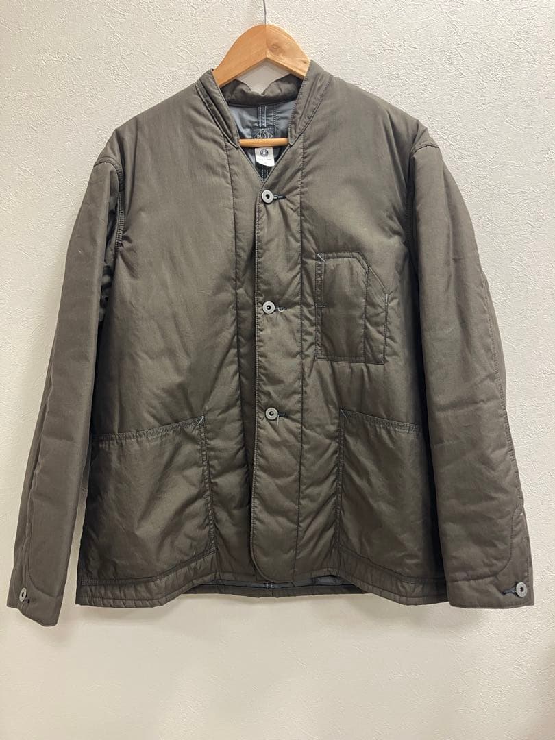 ジャケット・アウター POST OVERALLS BANANA COLLAR JACKET BROWN