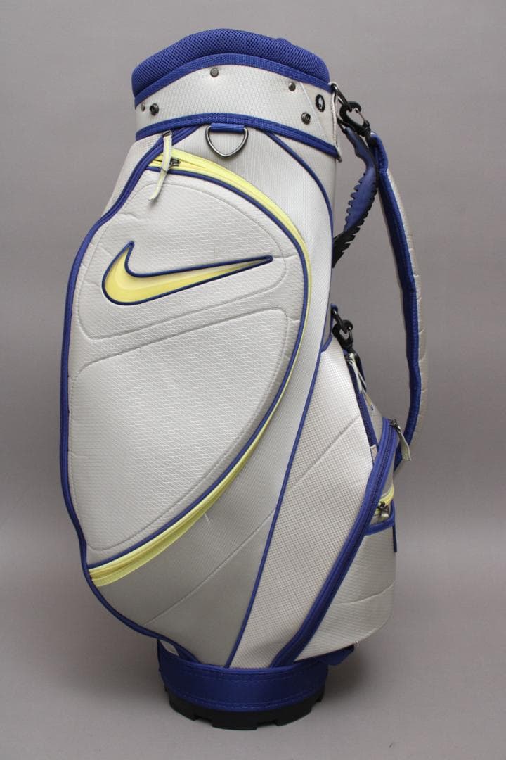 未使用に近い/NIKEナイキ/キャディバッグ/9型/カート/シルバー/美品