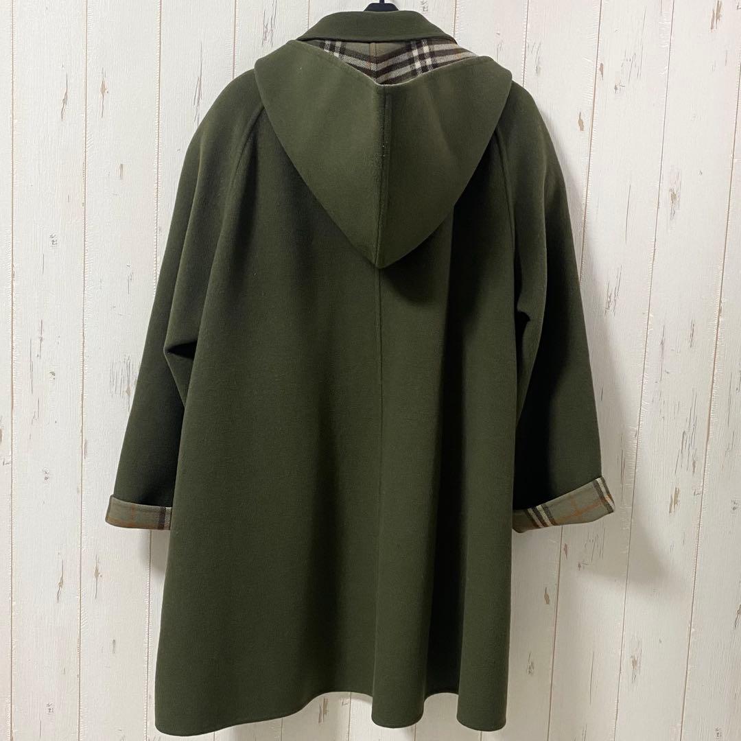 Burberrys ピーコート カシミア混 ダブルフェイス カーキ S(M相当)