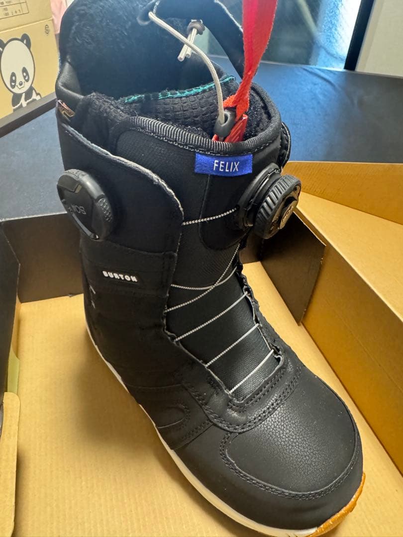 右足のみ　Burton Felix スノーボードブーツ ブラック