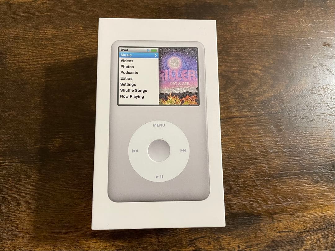 【動作確認済】iPod classic 160GB シルバー ※外装キズ・割れ有
