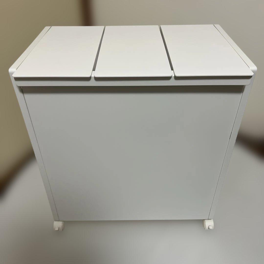 tower 山崎実業 蓋付き目隠し分別ダストワゴンタワー3分別 ゴミ箱