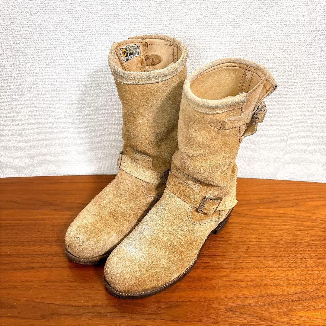 ヴィンテージ CHIPPEWA PT83 エンジニアブーツ ベージュ 8E