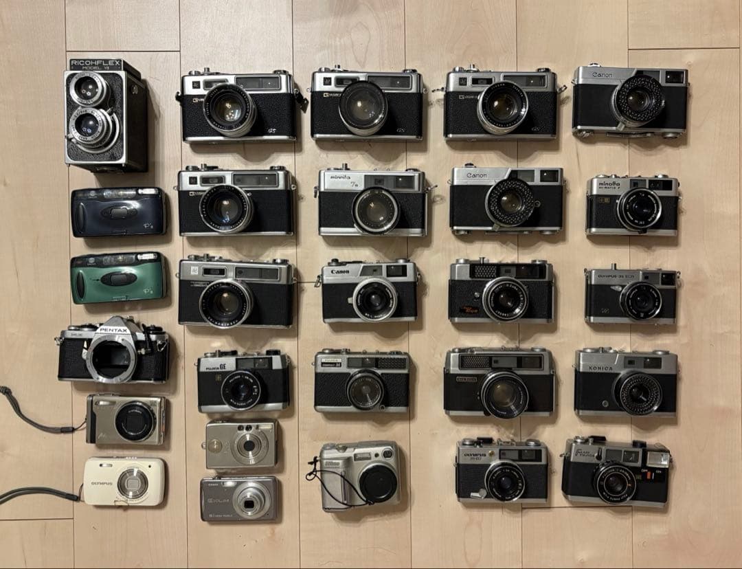 レンジファインダー コンデジ 二眼レフカメラ 27台　 まとめ
