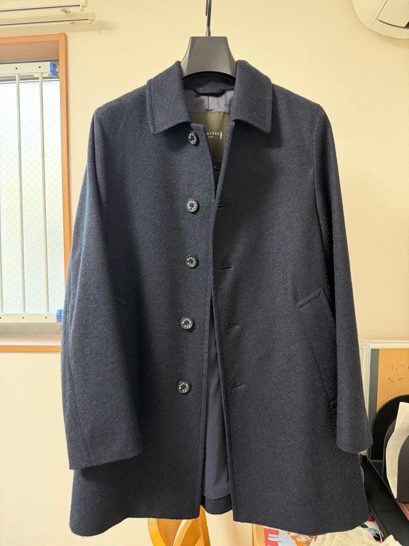 マッキントッシュロンドン【FLEX JERSEY】ツイードシングルコート