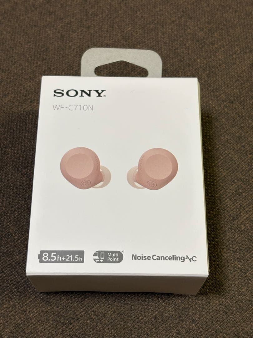 SONY WF-C710N ワイヤレスイヤホン ホワイト ピンク
