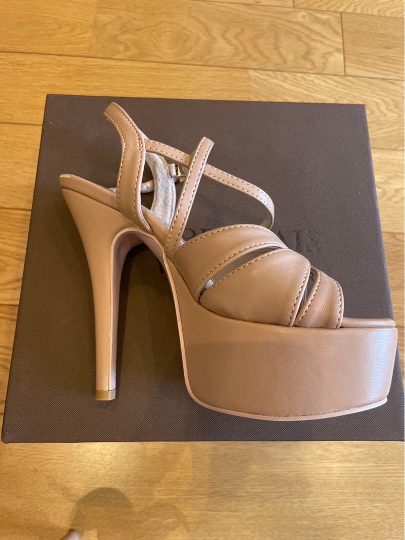 JOJO BRAGAS ベージュ コンテストシューズ　ハイヒール