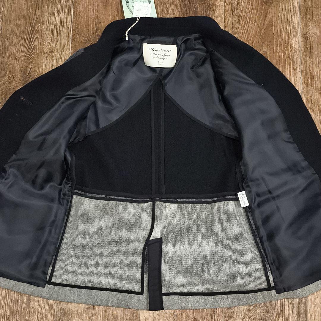 タグ付き未使用品✨️　Nesessaire　ネセセア　素材切り返し　ジャケット