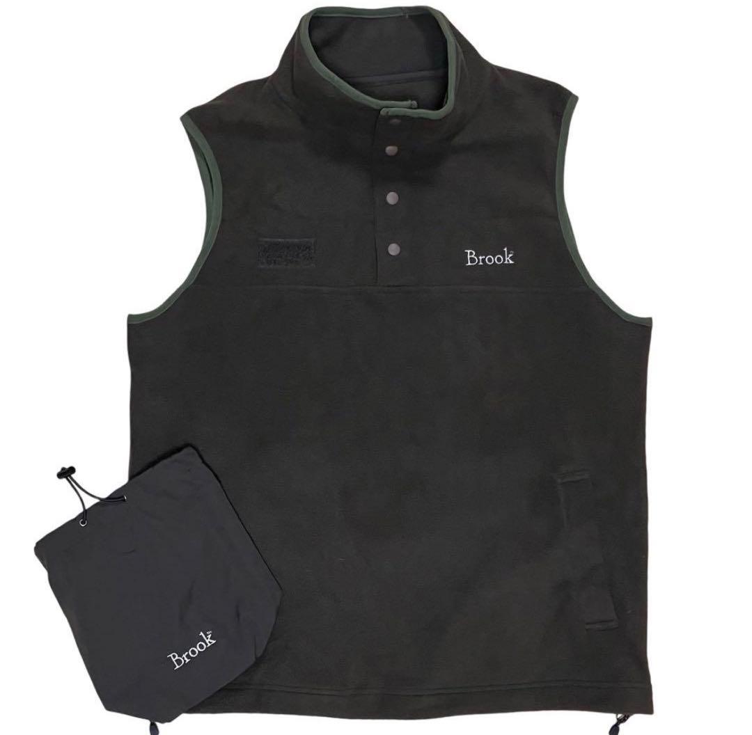 2023aw Brook Fleece Vest ブルック フリース brown