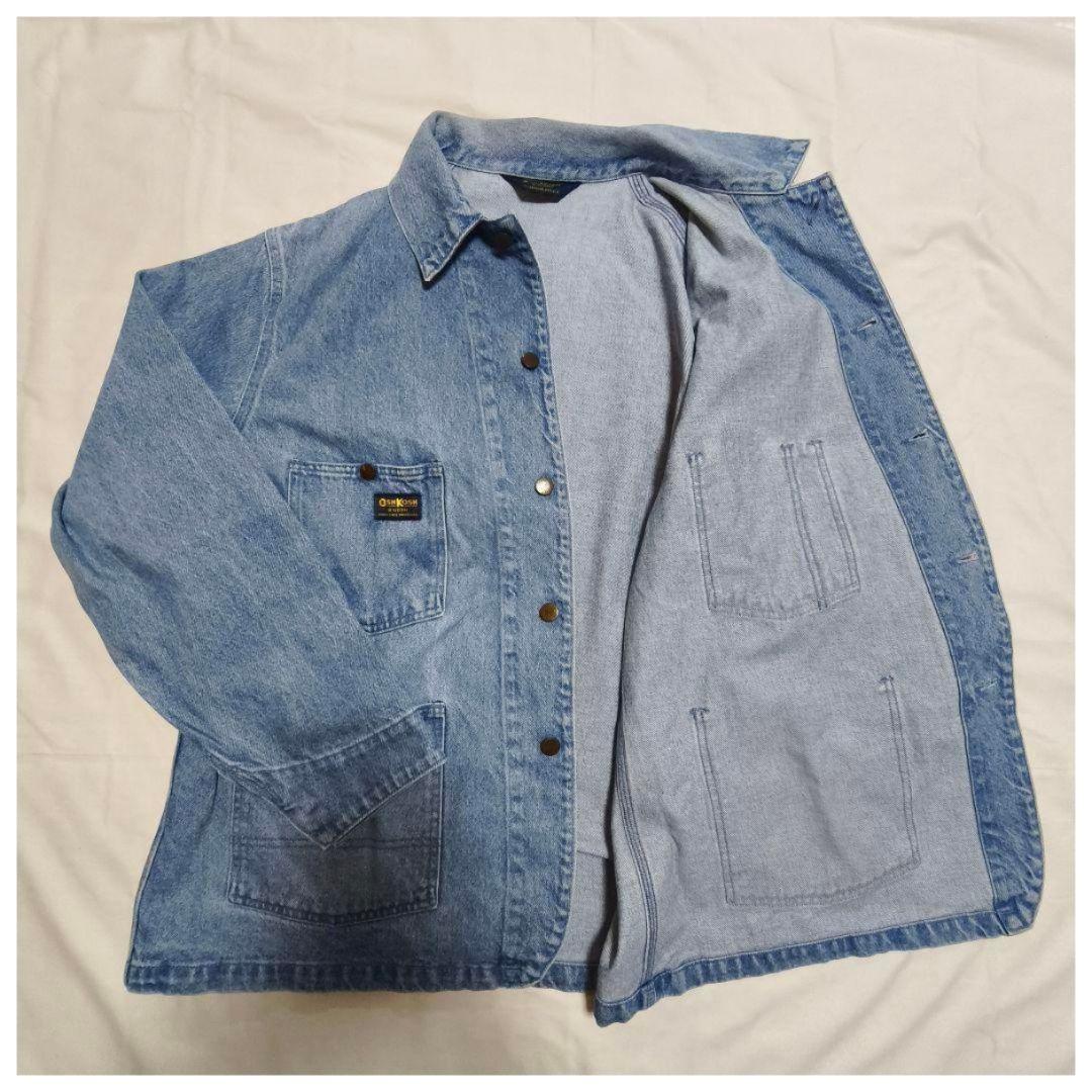 【USA製 90s】OshKosh B’gosh デニムカバーオール 3XL相当