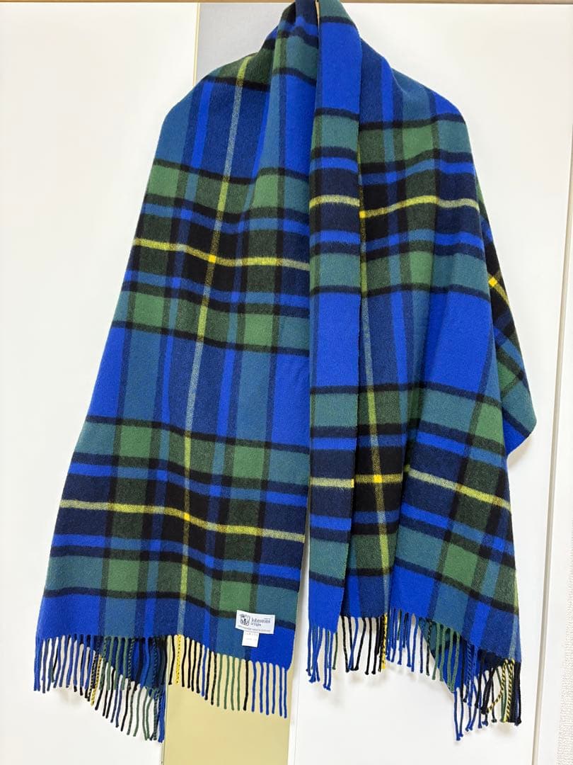 ジョンストンズカシミア100%大判ストール