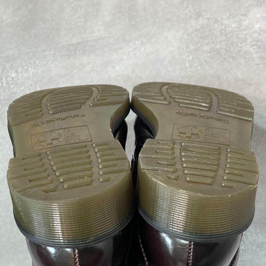 【美品】ドクターマーチン　エイドリアン　フリンジタッセルローファー ボルドー