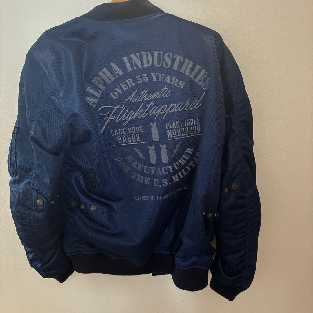 アルファ　ライダース　メッシュ　ジャケット　Lサイズ　美品　プロテクター