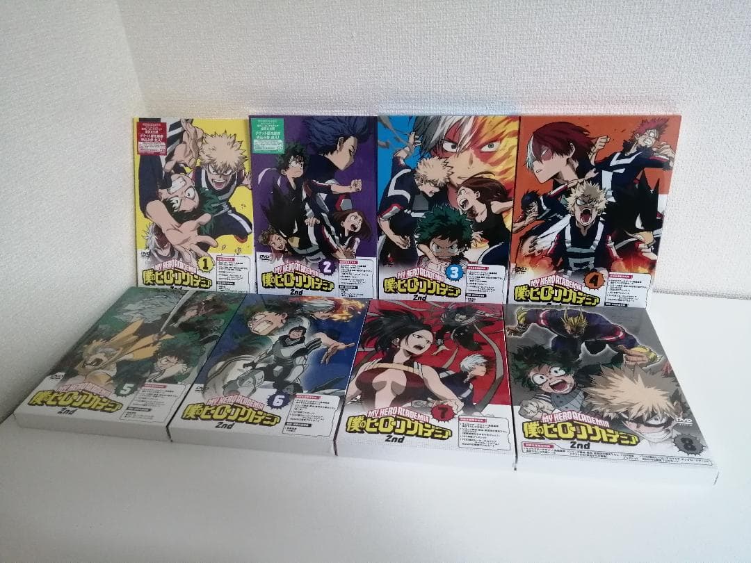 新品未開封　僕のヒーローアカデミア 2nd　初回限定版　DVD 全8巻セット