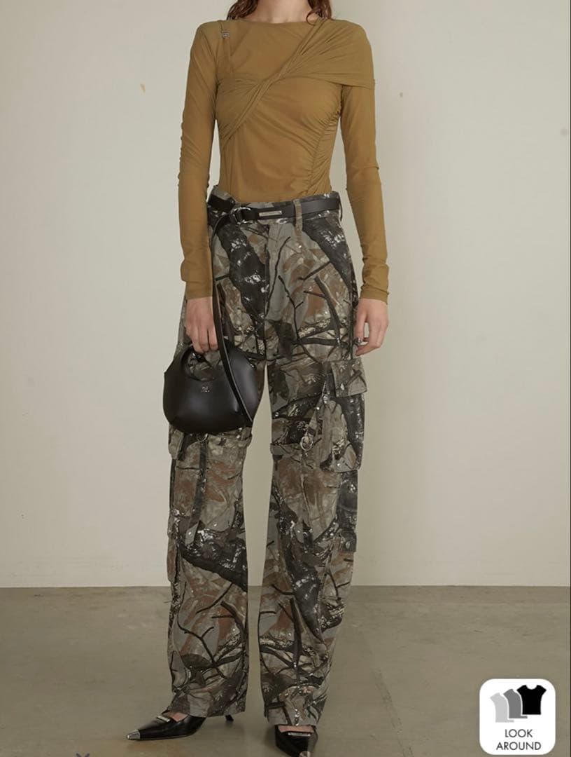 プランクプロジェクト Camo Barrel Leg Cargo Pants