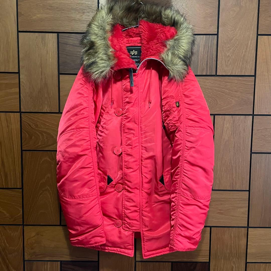 希少カラー ALPHA N3-B レッド サイズM