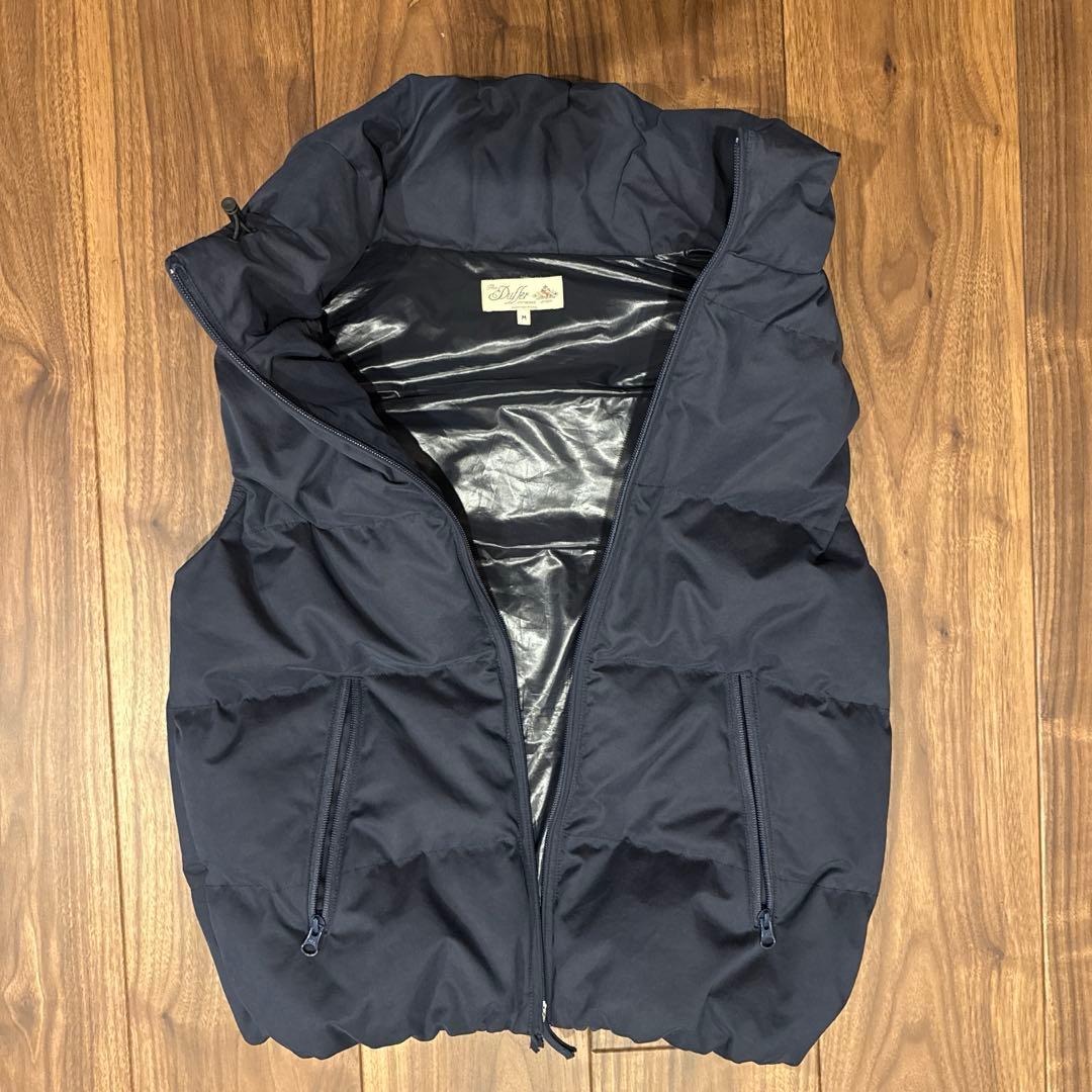 ※限定値下げ　ボリュームネックダウンベスト ネイビー　Mサイズ