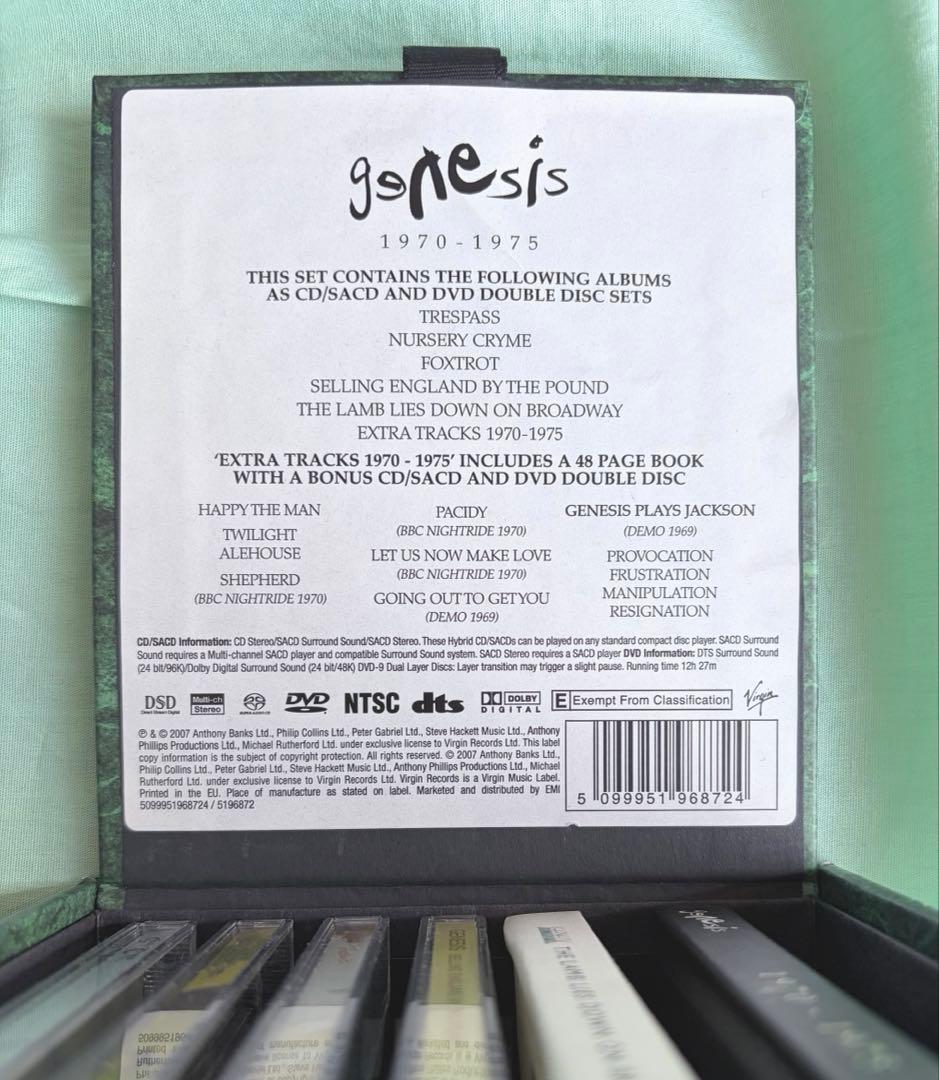 【限定ボックスEU盤7SACDHb/6DVD】ジェネシス　1970 - 1975