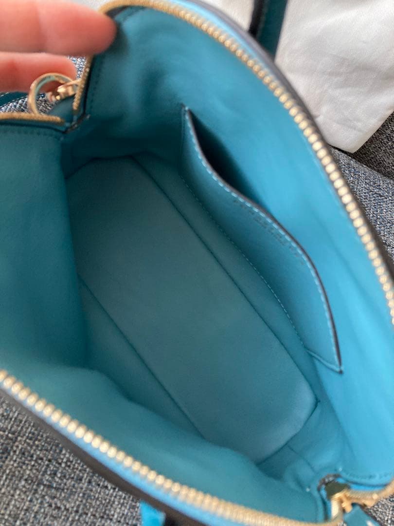 BONAVENTURA エマ22 シュリンクレザー　2way ブルーシアン