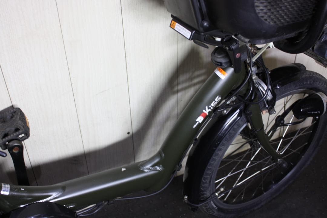 ヤマハPAS Kiss mini XOT5-0008 20型8.7AH 無光沢緑