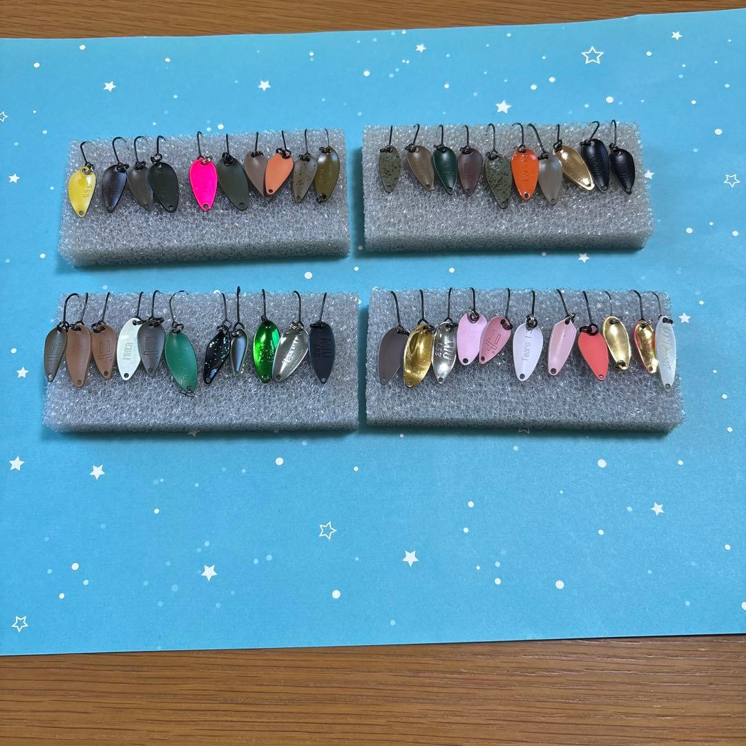 トラウト　スプーン ルアー42枚　0.8g〜1.6g