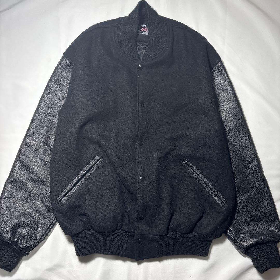 専用　game sportswear スタジャン　ブラック　usa製